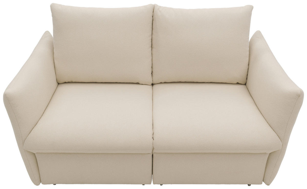 2-SITZER-SOFA in Mikrofaser Creme  - Creme, Design, Textil (180/100/97cm) - LOOKS by W.Joop