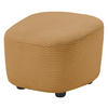 HOCKER Cord Honig  - Schwarz/Honig, Design, Kunststoff/Textil (54/41/57cm) - SetOne by Musterring