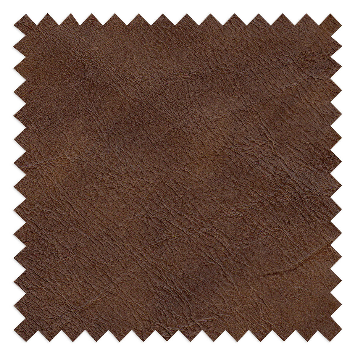 RELAXLIEGE in Echtleder Dunkelbraun  - Dunkelbraun/Silberfarben, Design, Leder/Metall (65/65-95/171cm) - Livetastic