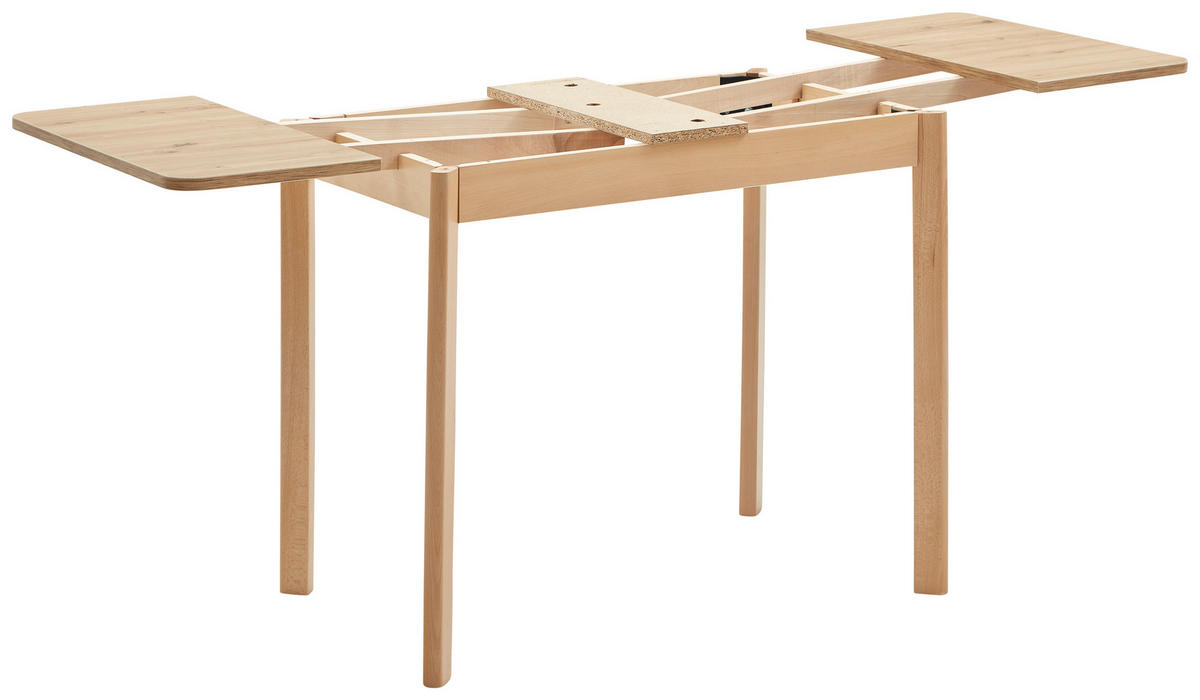ESSTISCH Eiche Artisan  ausziehbar  - Eiche Artisan, ROMANTIK / LANDHAUS, Holzwerkstoff (95/65/75cm) - Boxxx