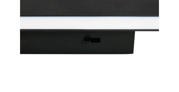 LED-WANDLEUCHTE 28/4,5/8 cm  - Schwarz, Design, Kunststoff/Metall (28/4,5/8cm) - Novel