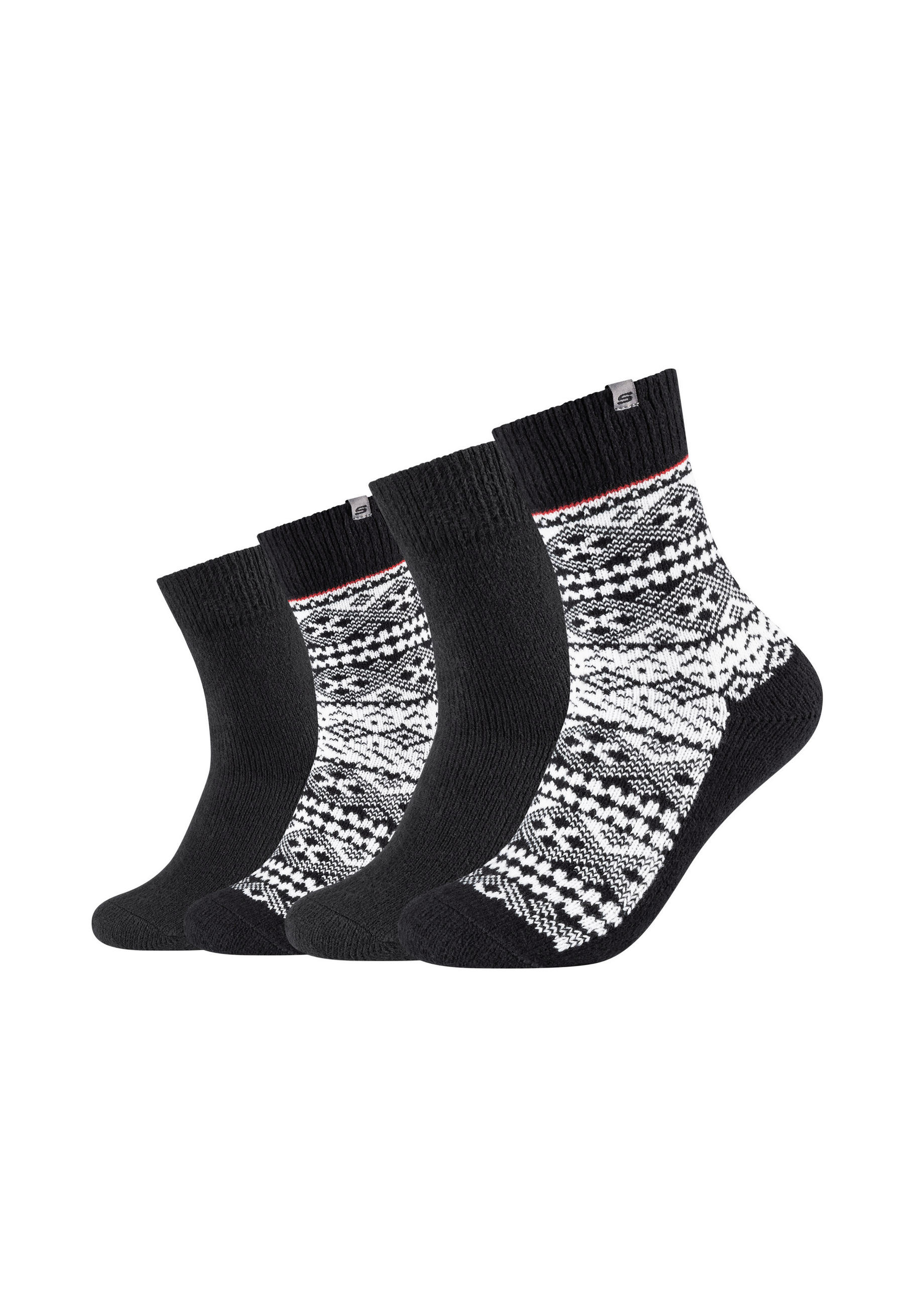 SOCKEN SKECHERS CASUAL 8 Stück Schwarz  - Schwarz, Basics, Textil (39/42null)