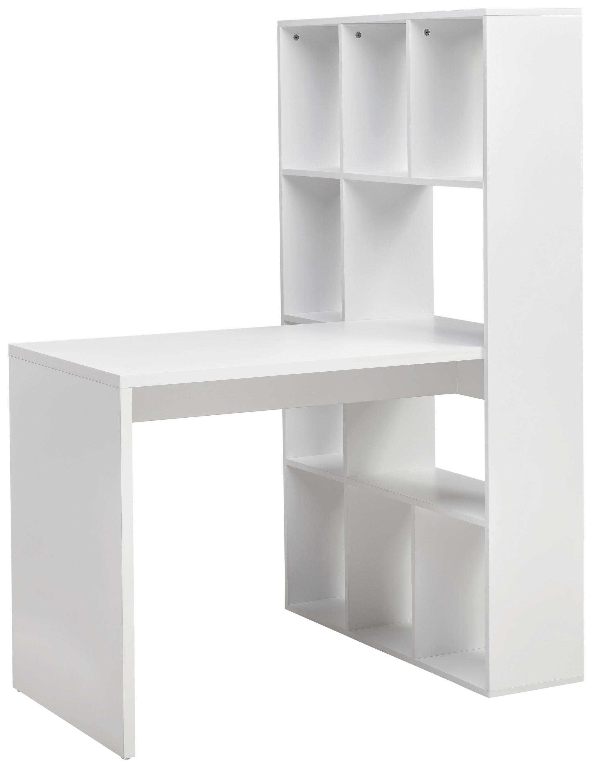 SCHREIBTISCHKOMBINATION Weiß  - Weiß, MODERN, Holzwerkstoff (110/149/94cm) - MID.YOU