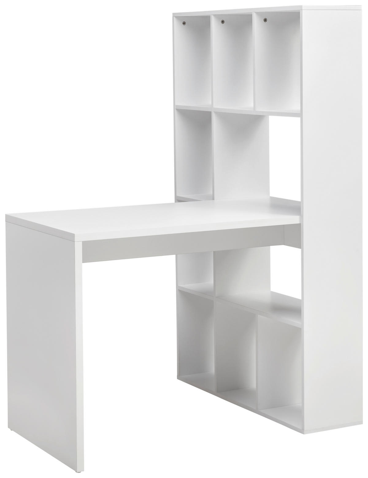 SCHREIBTISCHKOMBINATION Weiß  - Weiß, MODERN, Holzwerkstoff (110/149/94cm) - MID.YOU