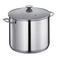 HRNEC NA POLÉVKU,  26 cm  - průhledné/barvy nerez oceli, Basics, kov/sklo (26cm) - KÜCHENPROFI