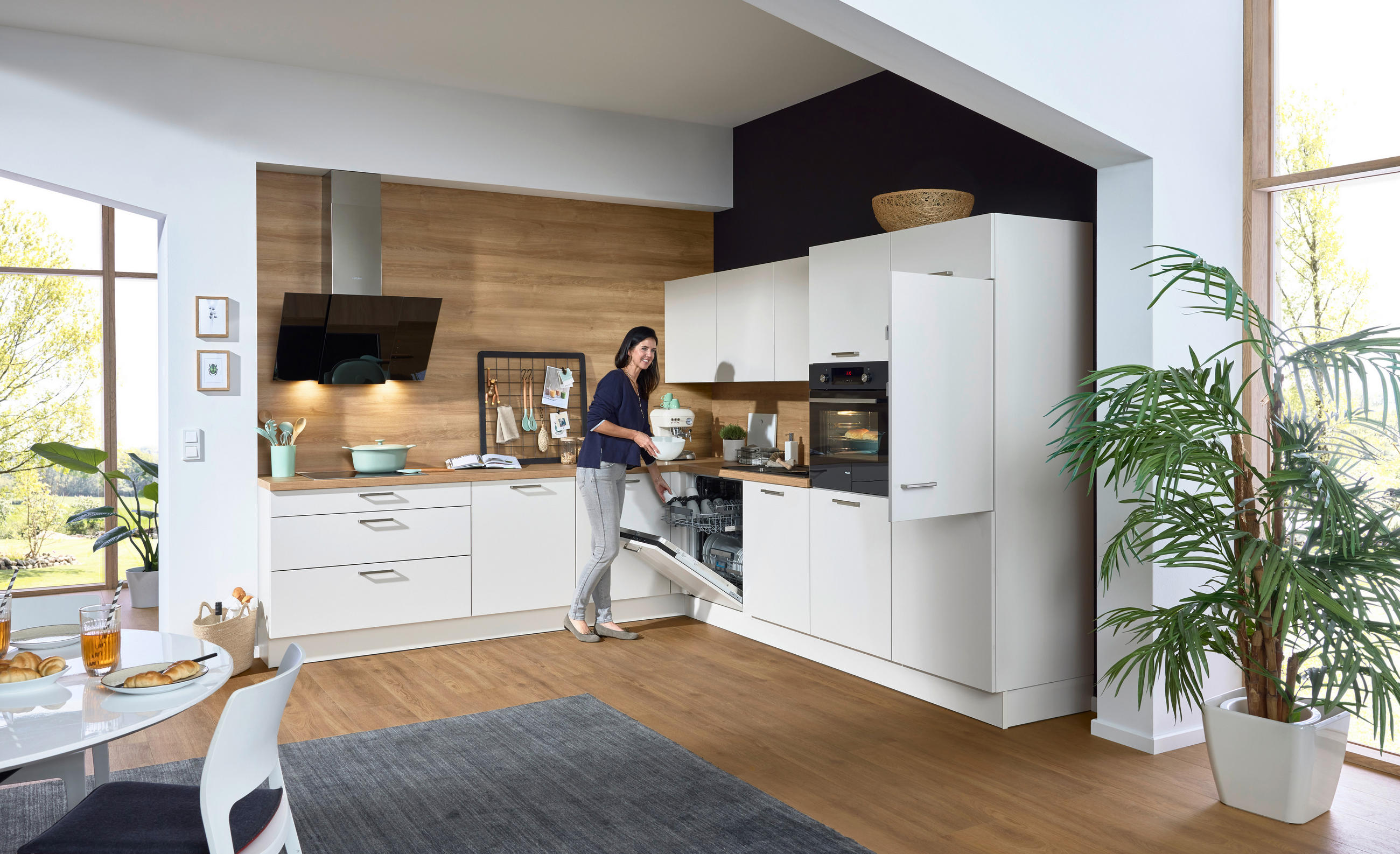 EINBAUKÜCHE   - Design, Holzwerkstoff - Novel