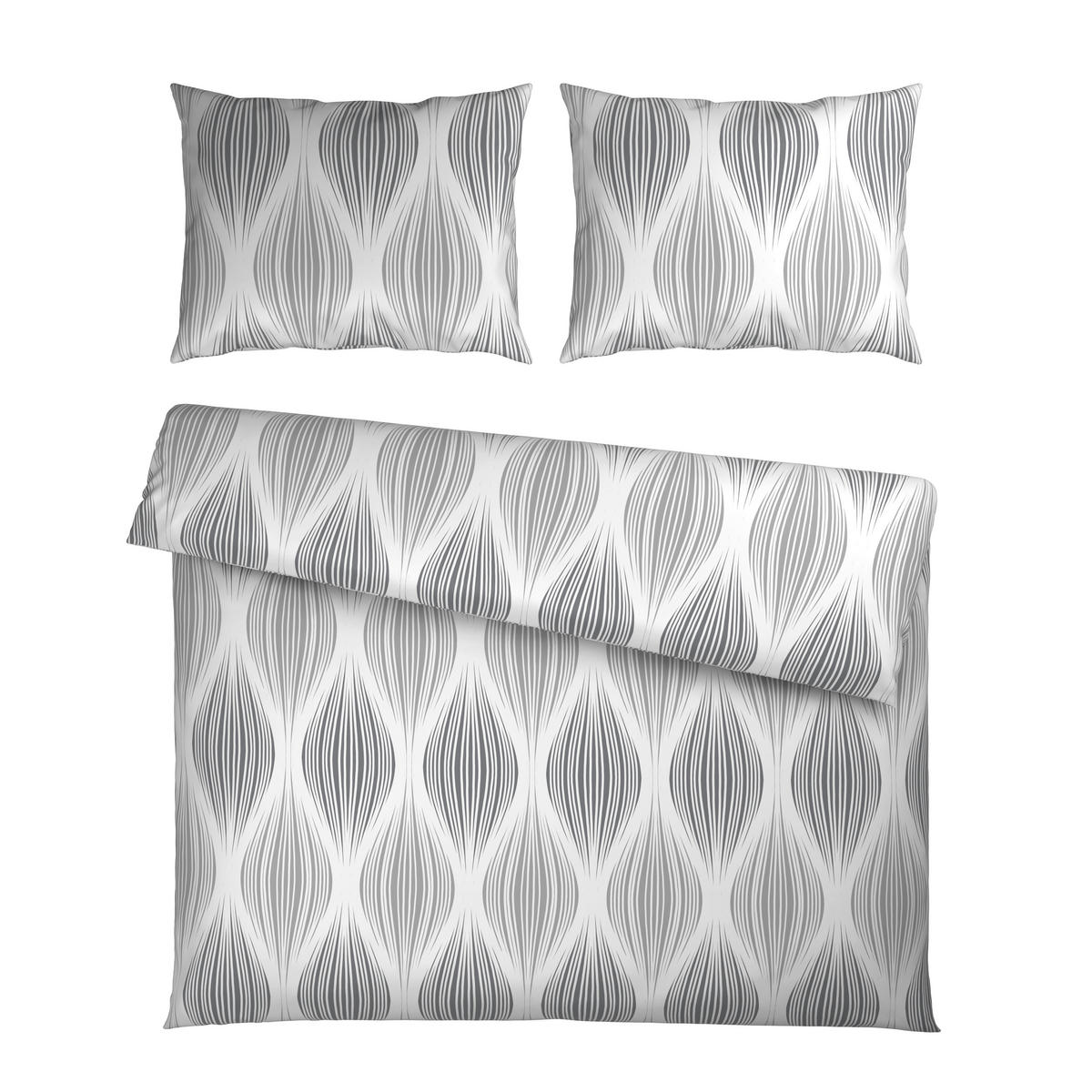 BETTWÄSCHE Satin 200/200 cm  - Grau, Textil (200/200cm) - Novel