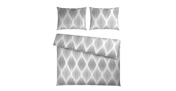 BETTWÄSCHE Satin 200/200 cm  - Grau, Textil (200/200cm) - Novel