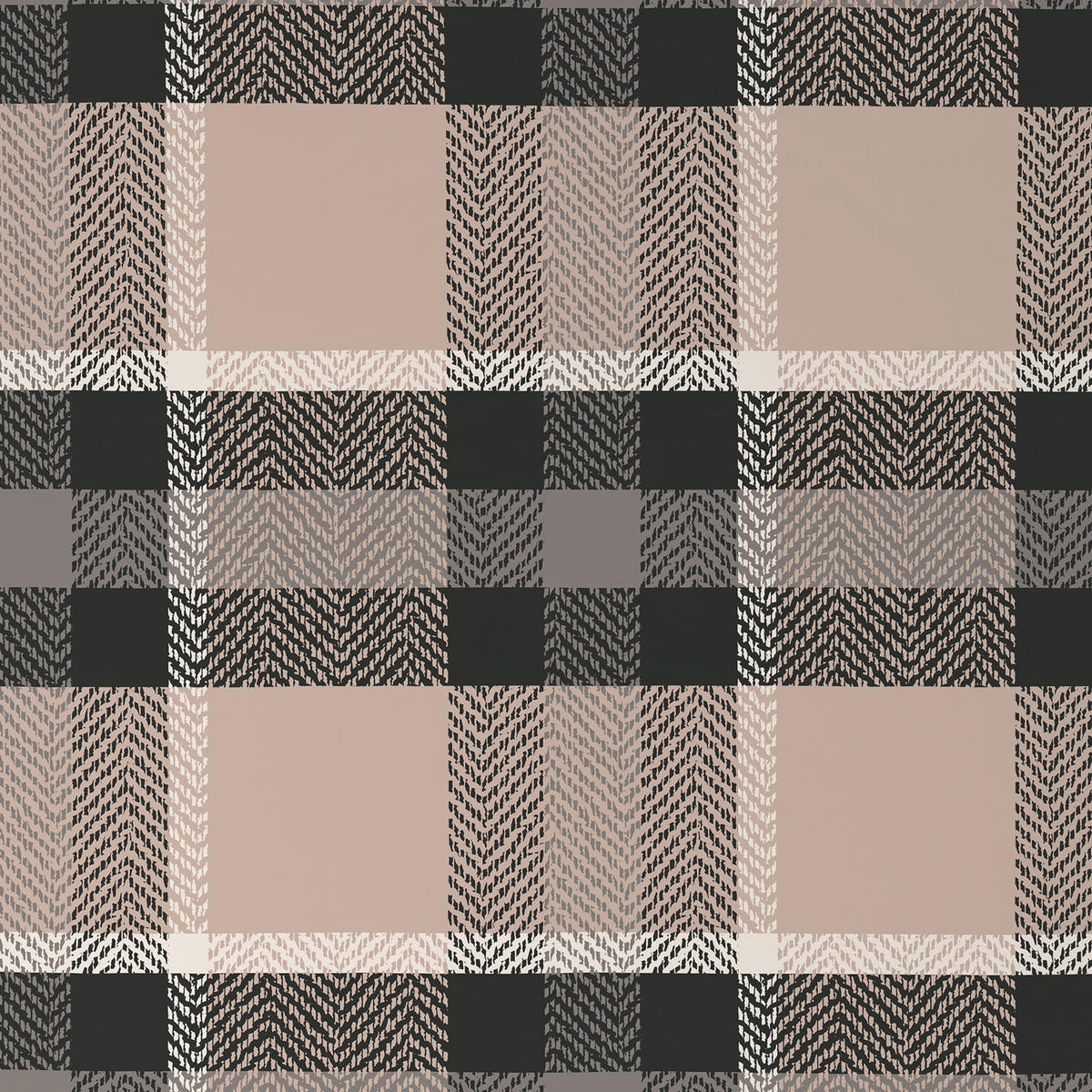 BETTWÄSCHE 2-teilig Flanell 155/220 cm  - Taupe/Anthrazit, Textil (155/220cm) - Novel