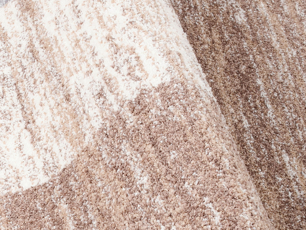 WEBTEPPICH 65/130 cm Grande Braun, Beige  - Beige/Braun, KONVENTIONELL, Textil (65/130cm) - Novel