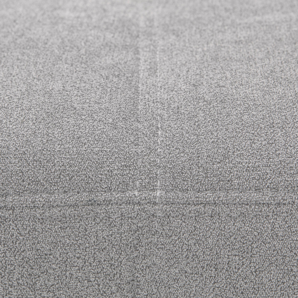 WOHNLANDSCHAFT Silberfarben Velours  - Chromfarben/Silberfarben, KONVENTIONELL, Kunststoff/Textil (198/363/170cm) - Hom`in