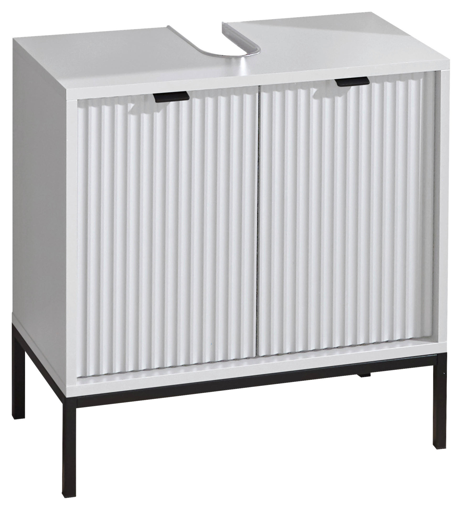 WASCHBECKENUNTERSCHRANK 60/60/32 cm  - Anthrazit/Weiß, MODERN, Holzwerkstoff/Kunststoff (60/60/32cm) - MID.YOU