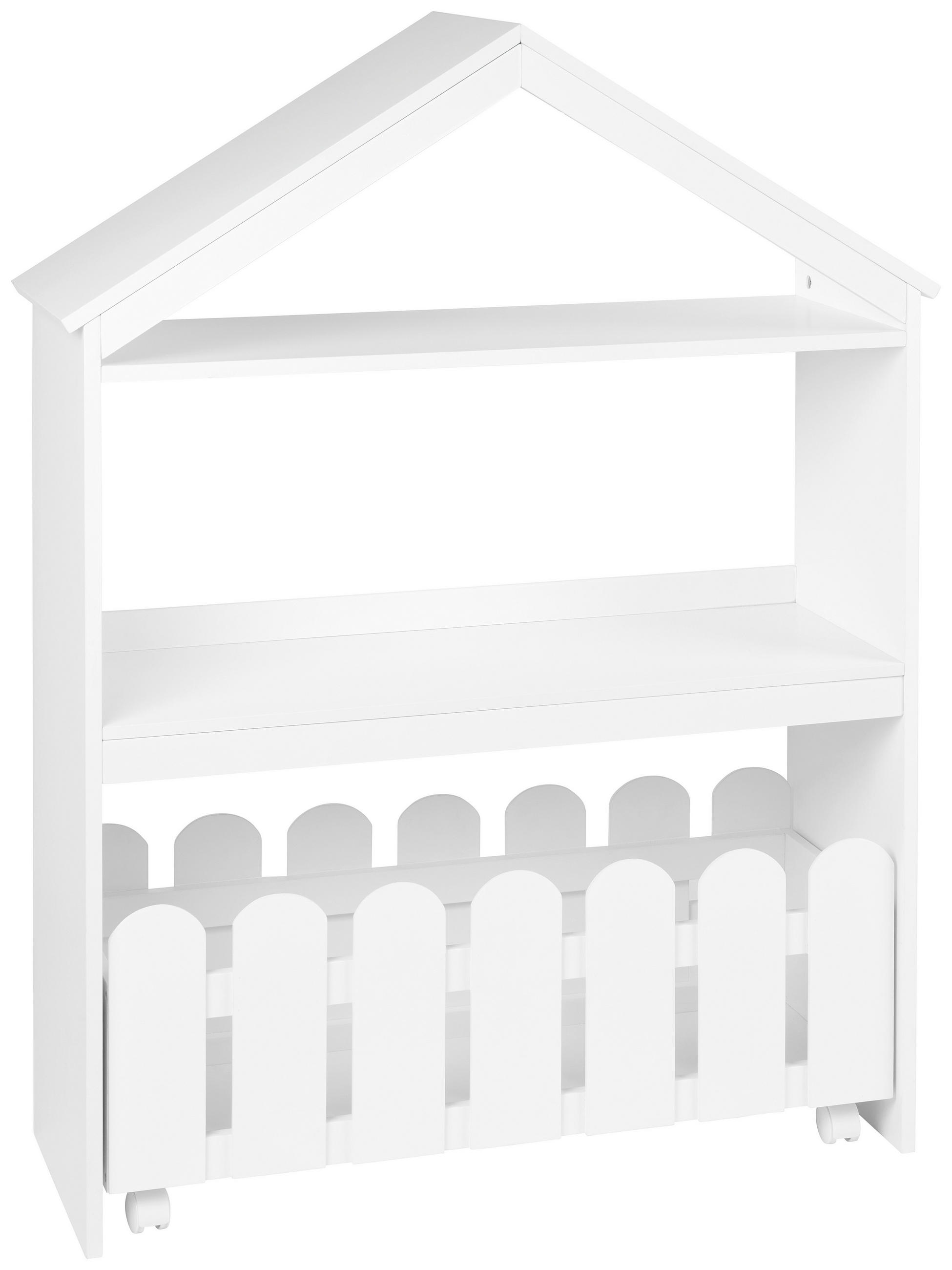REGÁL DO DĚTSKÉHO POKOJE bílá,  - bílá, Basics, kompozitní dřevo/plast (87/114/30cm) - My Baby Lou