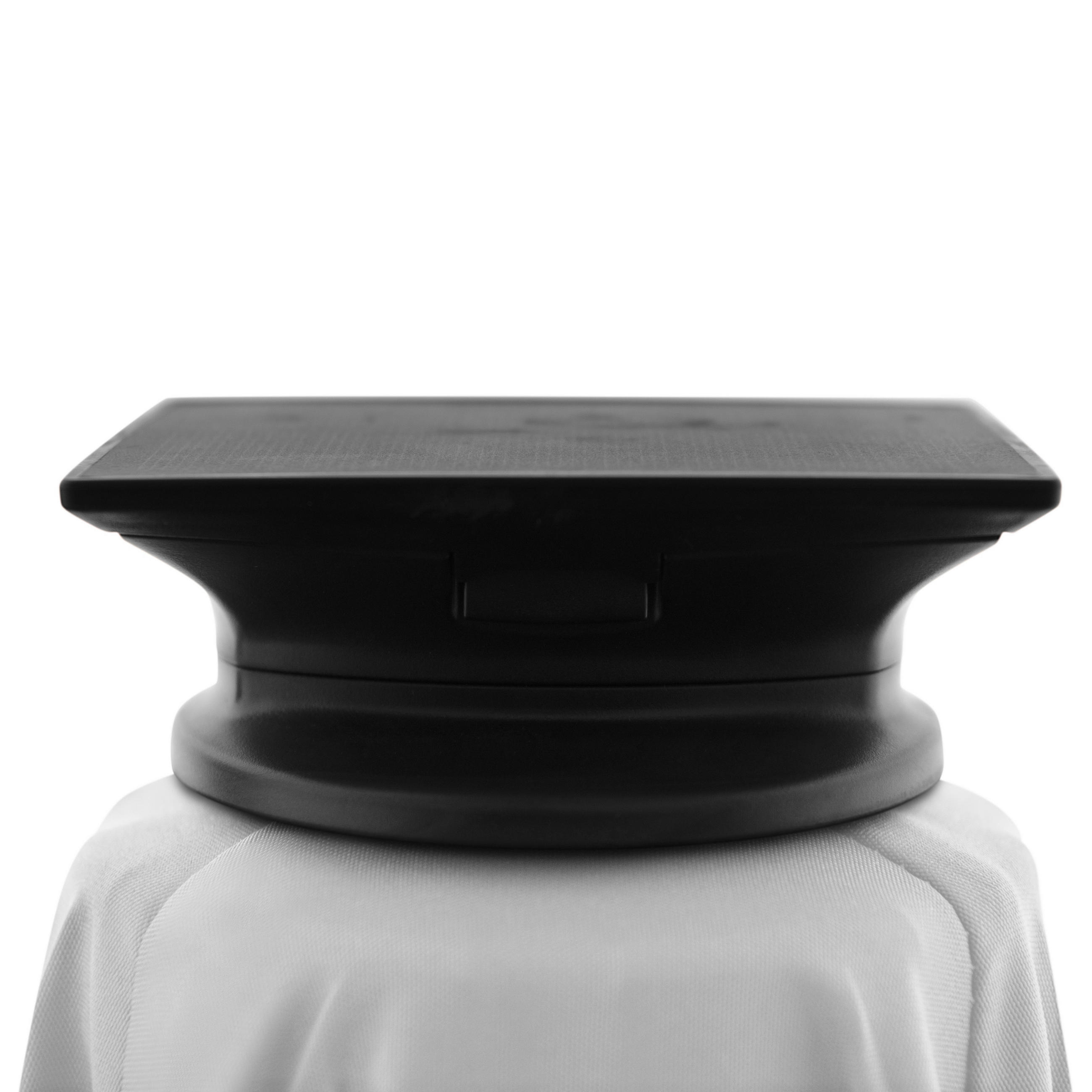 Thumbnail - Doppler Ampelschirm, Hellgrau, Metall, Textil, 300x220 cm, 360° drehbar, regenabweisend, UV-beständig, wetterbeständig, ...