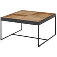 COUCHTISCH in Holz, Metall, Holzwerkstoff 83/83/45 cm  - Eichefarben/Schwarz, Design, Holz/Holzwerkstoff (83/83/45cm) - Novel