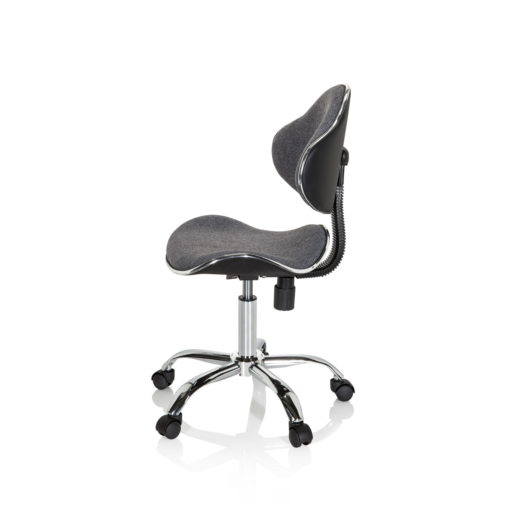 JUGENDDREHSTUHL Grau  - Grau, Basics, Kunststoff (47/87-98/49cm)