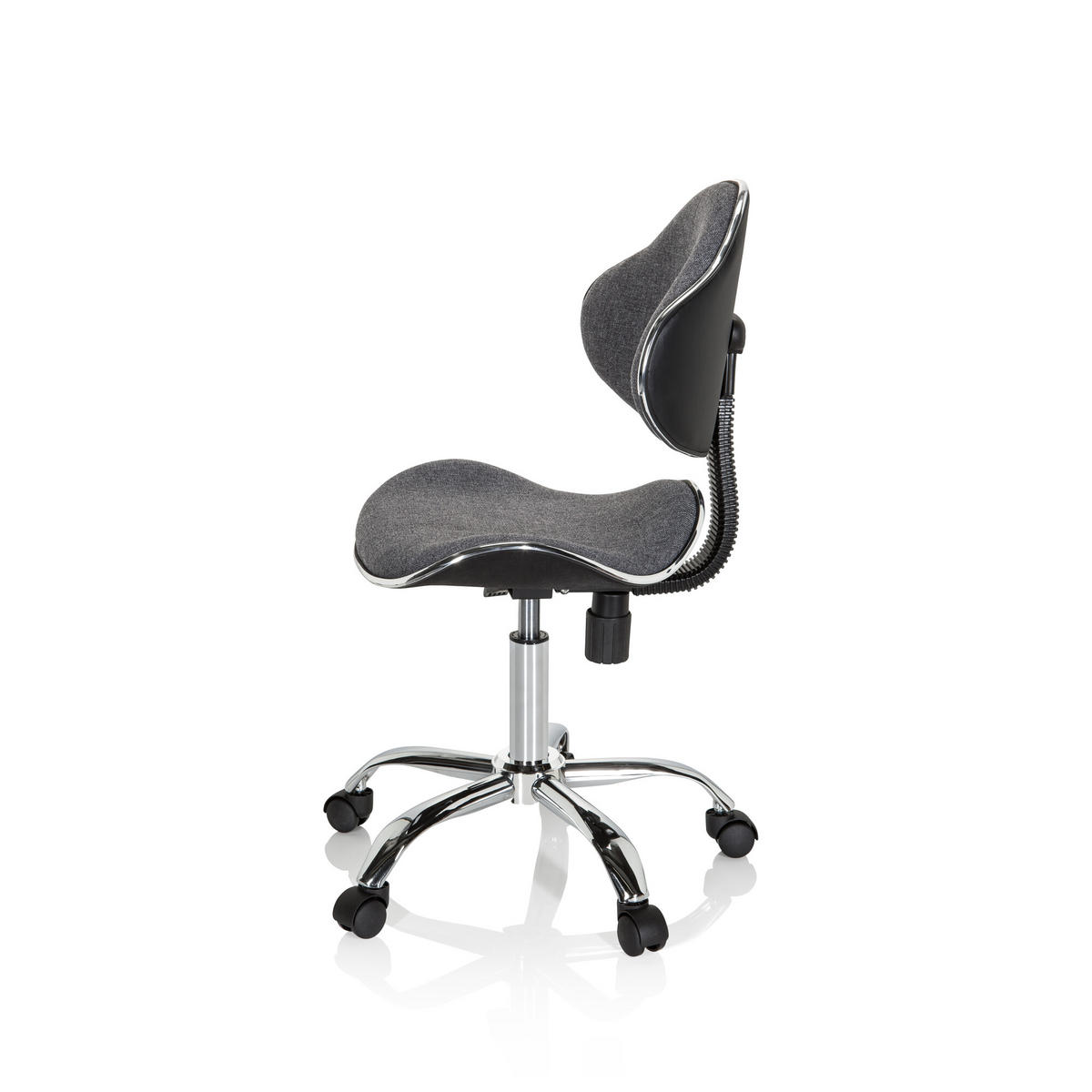 JUGENDDREHSTUHL Grau  - Grau, Basics, Kunststoff (47/87-98/49cm)