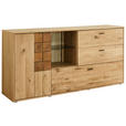 SIDEBOARD Eiche Alteiche  - Alteiche/Anthrazit, KONVENTIONELL, Glas/Holz (173,8/85,3/43,8cm) - Linea Natura