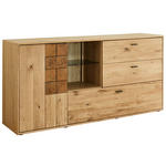 SIDEBOARD 173,8/85,3/43,8 cm  in Alteiche  - Alteiche/Anthrazit, KONVENTIONELL, Glas/Holz (173,8/85,3/43,8cm) - Linea Natura