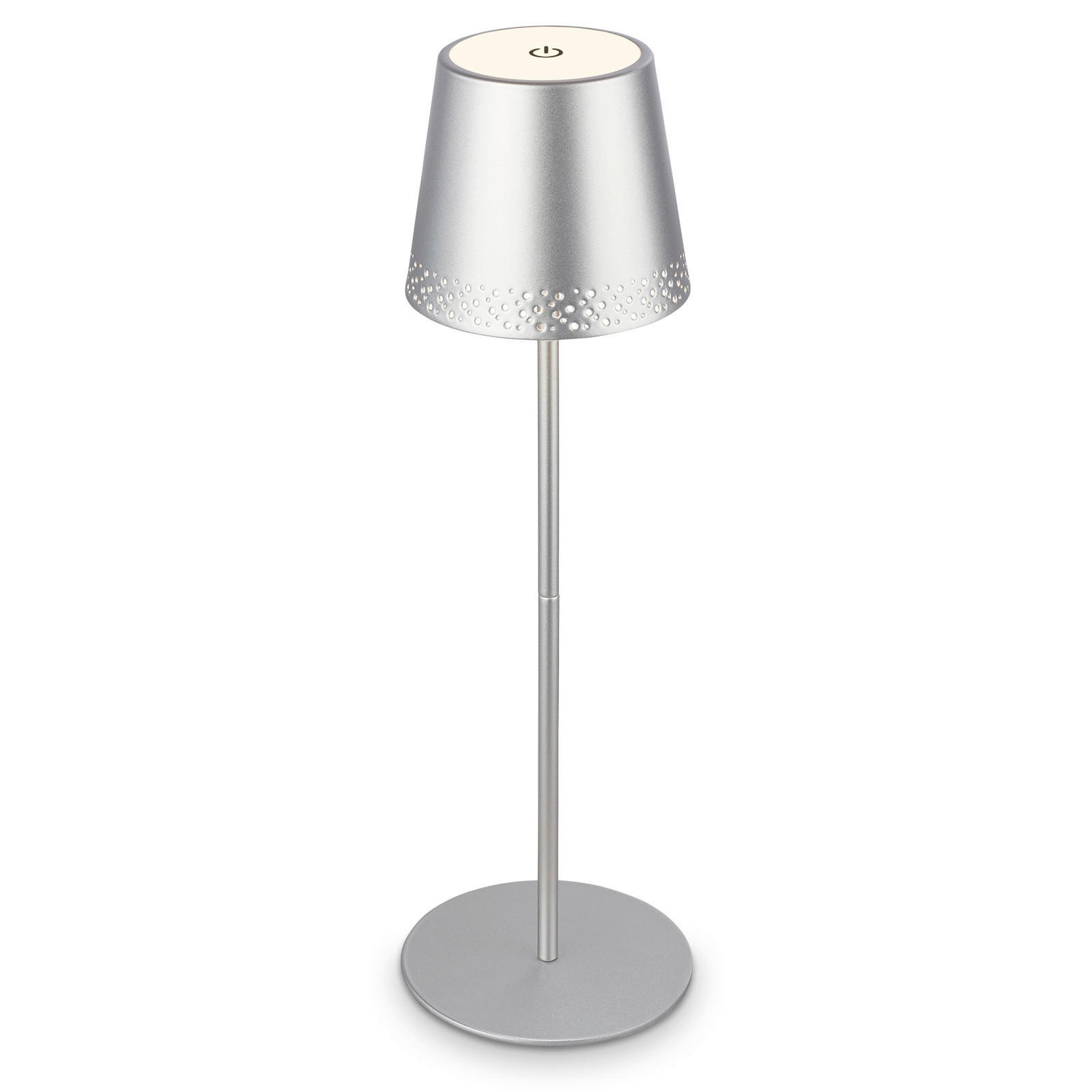 STOLNA PUNJIVA SVJETILJKA  - boje kroma, Trend, metal (12/22-38cm)