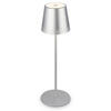 PUNJIVA STONA LAMPA - boja hroma, Trendi, metal (12/22-38cm)
