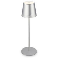 PUNJIVA STONA LAMPA - boja hroma, Trendi, metal (12/22-38cm)