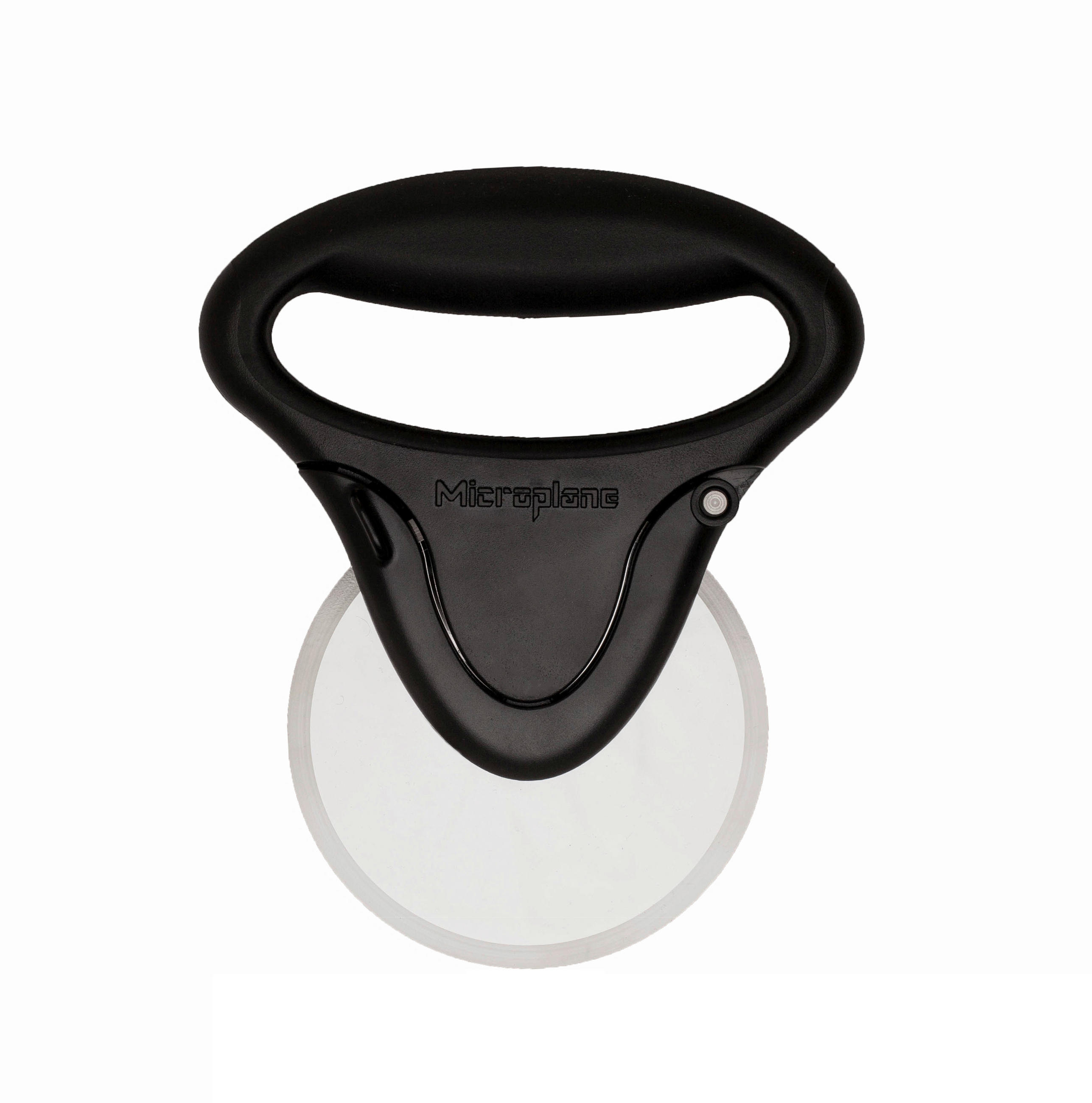PIZZASCHNEIDER  - Schwarz, Basics, Kunststoff/Metall (16/13/2,5cm) - MICROPLANE