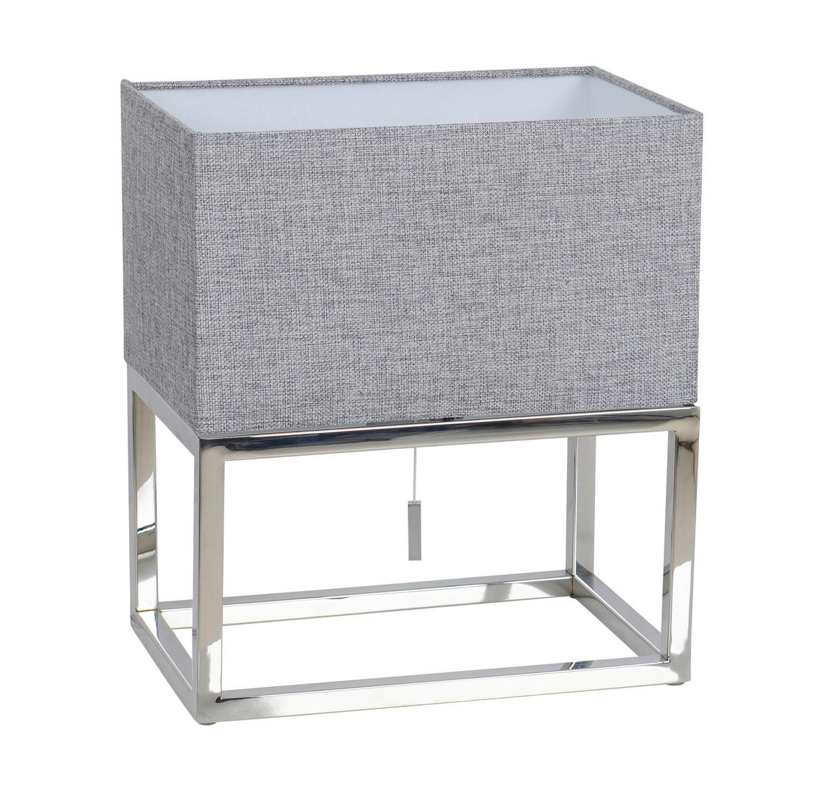 TISCHLEUCHTE 19/34 cm   - Grau, Design, Kunststoff/Textil (19/34cm) - Näve