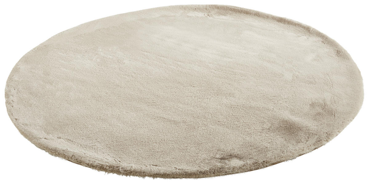 HOCHFLORTEPPICH 120 cm LIMA Taupe  - Taupe, Design, Textil (120cm) - Novel