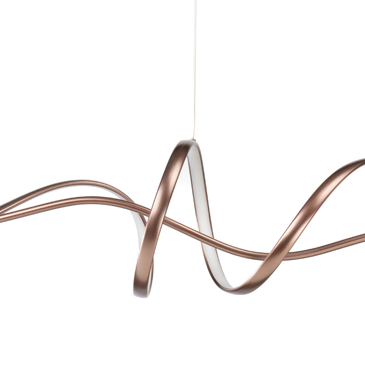 LED SVJETILJKA VISEĆA    120/22/145 cm    5105 KELLY  - smeđa, Design, metal (120/22/145cm)