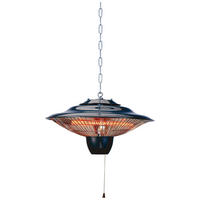 TERRASSENSTRAHLER - Schwarz, KONVENTIONELL, Metall (42/50cm) - Atrigo