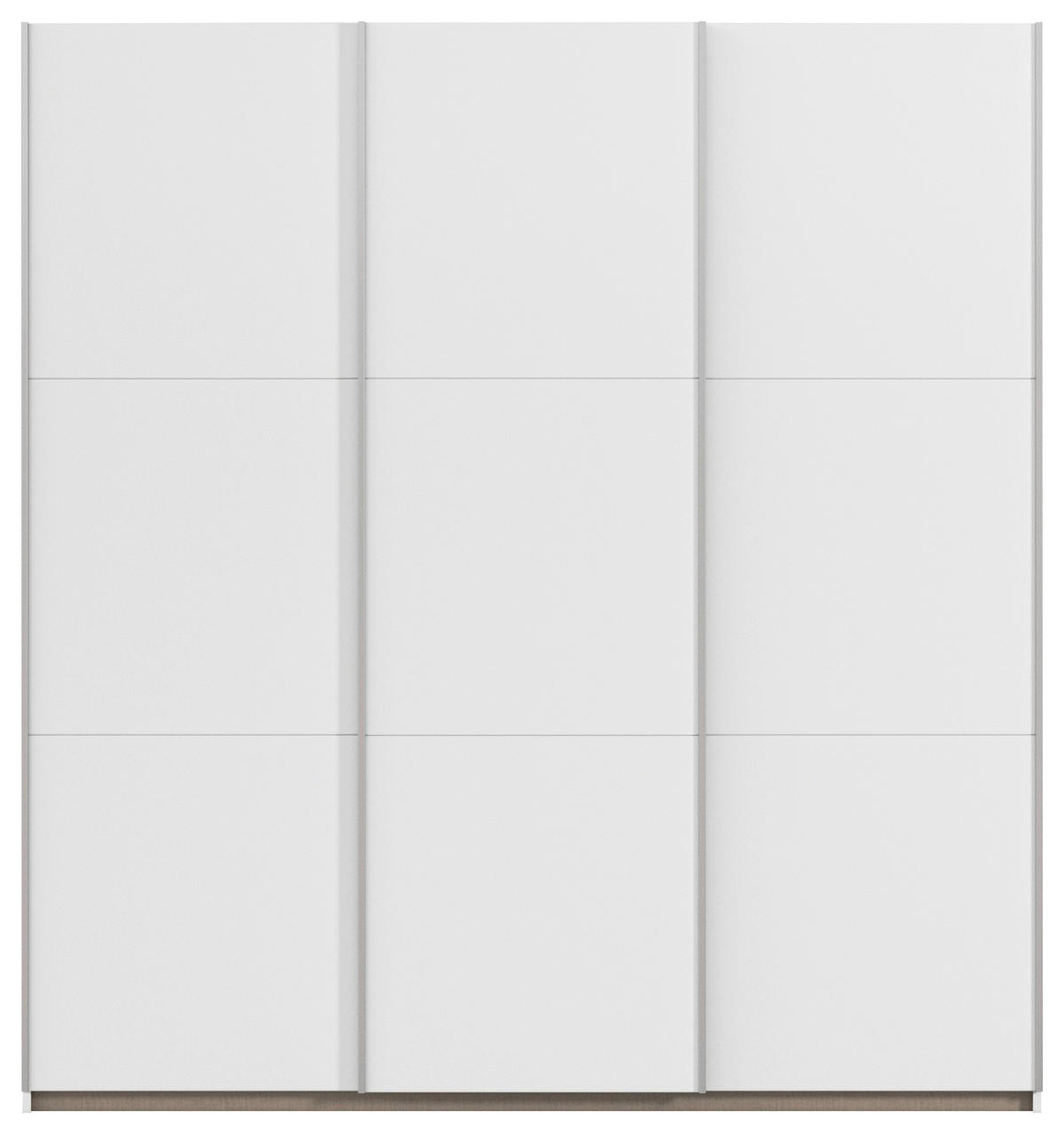 SCHWEBETÜRENSCHRANK Weiss  - Weiss, Trend, Holzwerkstoff/Metall (196/210/59cm) - Rauch Möbel