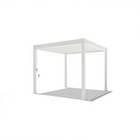 PERGOLA 300/255/300 cm   - Weiß Hochglanz, Basics, Metall (300/255/300cm) - Gardenson
