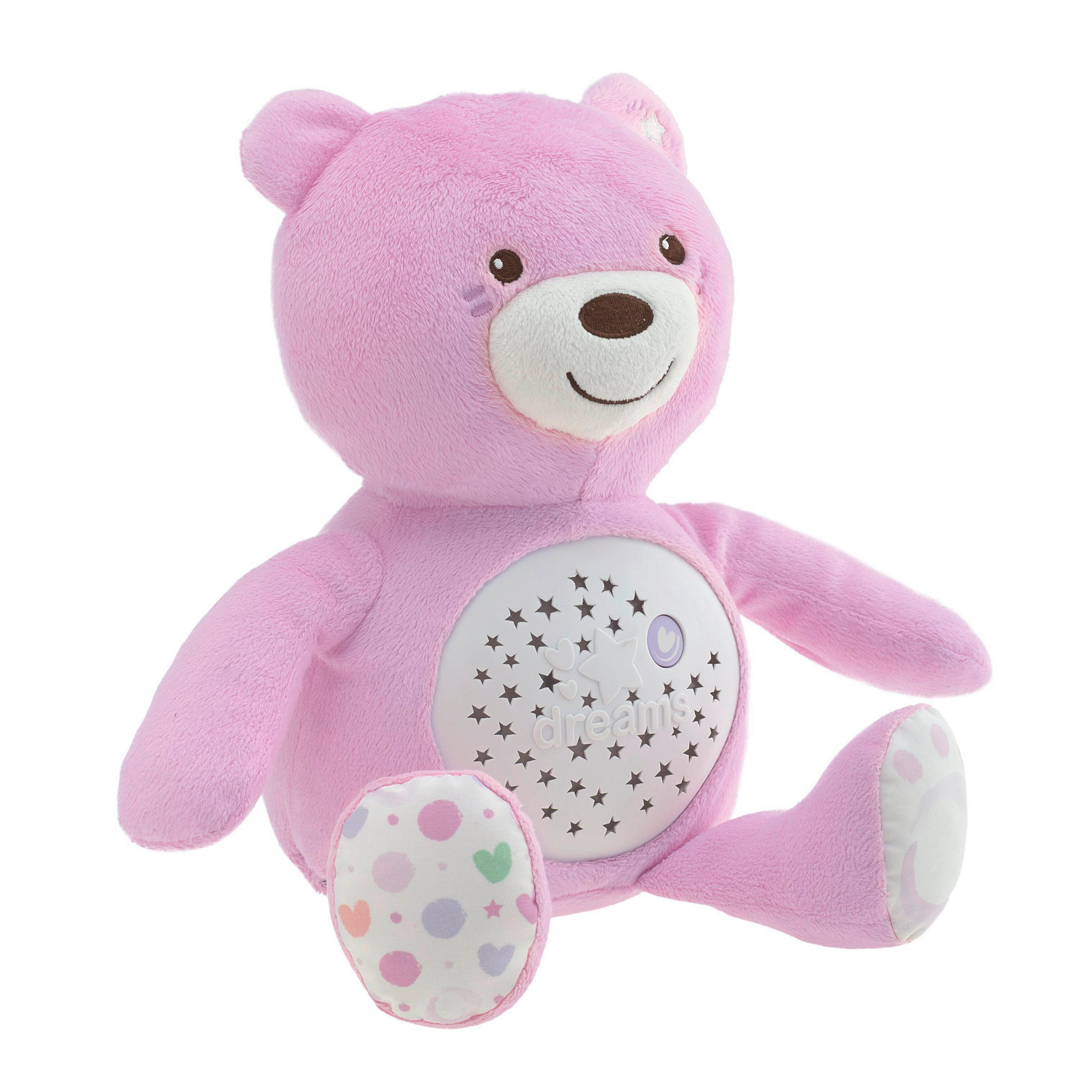 NOČNA LUČKA ROZA BABY MEDO   //// - roza, Basics, umetna masa/tekstil (20,3/31/25cm) - Chicco