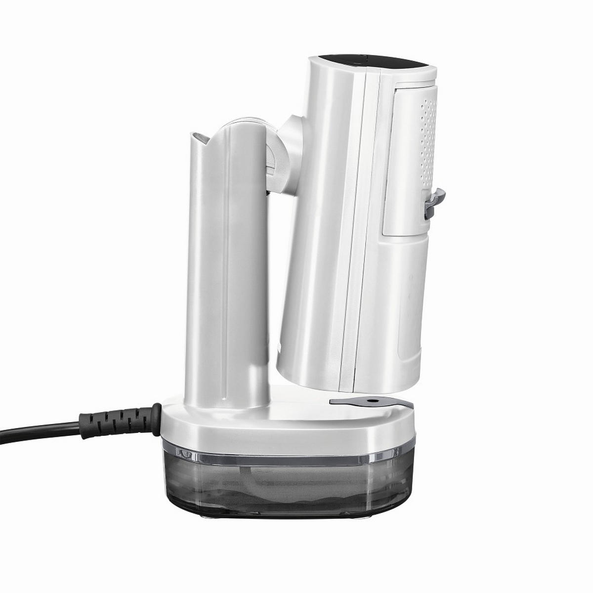 DAMPFBÜRSTE CLEANmaxx  - Weiß, Basics, Kunststoff (24,5/11/14,5cm) - CLEANMAXX
