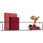 WANDREGAL 100/16/8 cm  - Schwarz, Trend, Metall (100/16/8cm) - Landscape