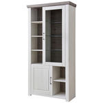 VITRINE  in Eichefarben, Pinienfarben - Eichefarben/Pinienfarben, LIFESTYLE, Glas/Holzwerkstoff (104,5/206,6/42,2cm) - Landscape
