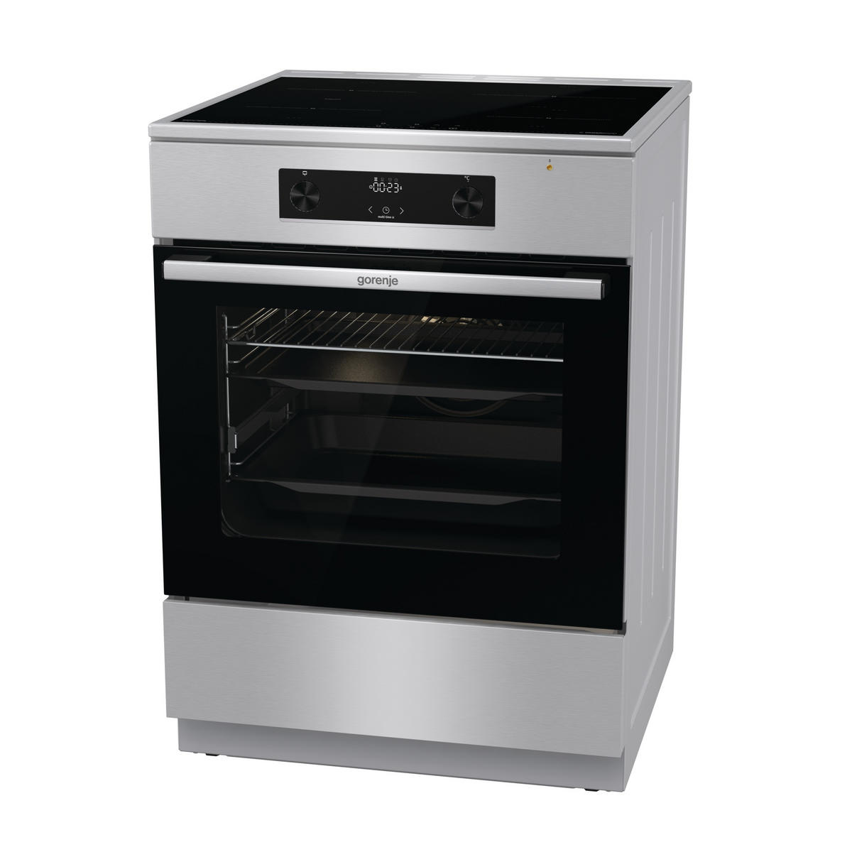 HERDSET GEIT6C60XPG  - Edelstahlfarben, MODERN, Glas/Kunststoff (60/85/60cm) - Gorenje
