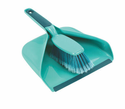 SET ZA METENJE - tirkizna, Konvencionalno, plastika - Leifheit