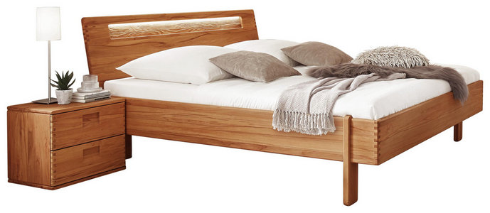 Bett 180 X 200 Aus Kernbuche Massiv Heute Finden