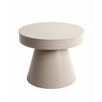 BEISTELLTISCH 50/50/40 cm Kaschmir rund  - Kaschmir, Design, Metall (50/50/40cm)