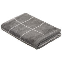 TÖRÖLKÖZŐ 70/140 cm antracit, ezüst  - ezüst/antracit, Natur, textil (70/140cm) - Bio:Vio