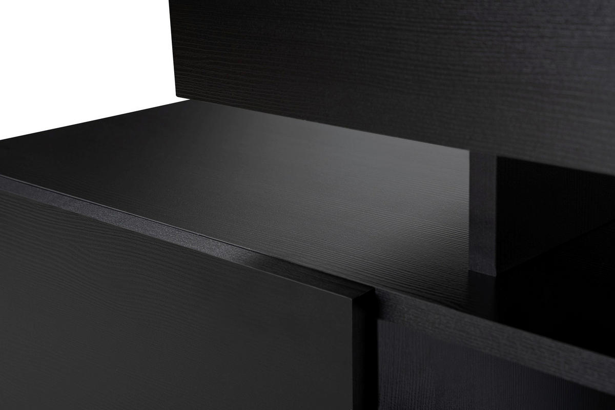 TV-ELEMENT - Schwarz, Modern, Holzwerkstoff (192/53/37cm) - MID.YOU