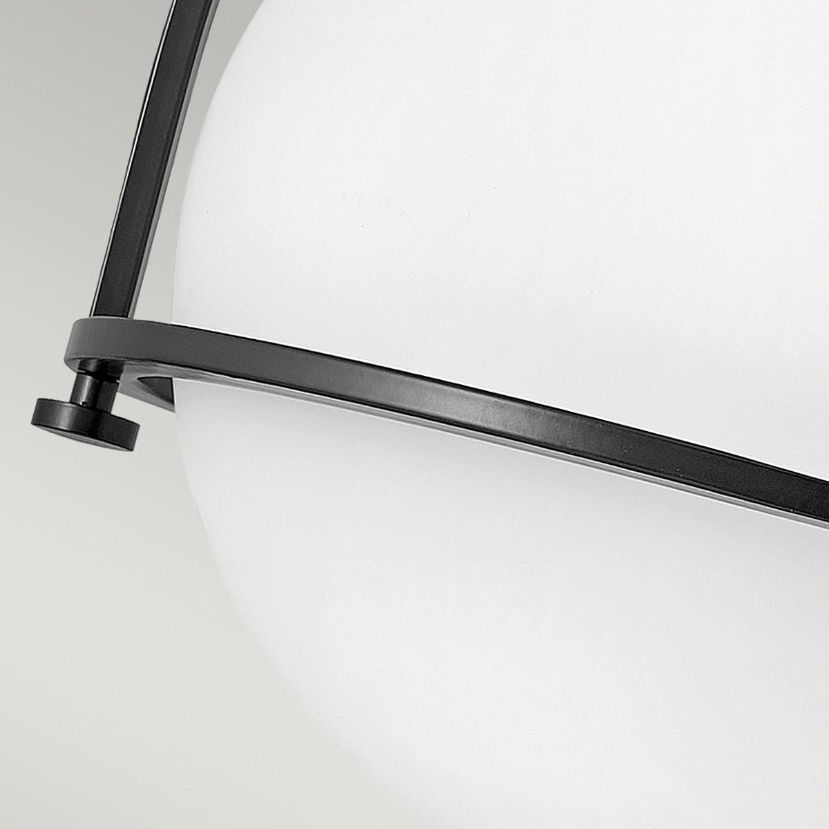 DECKENLEUCHTE  28.2/31.8 cm    - Schwarz, Design, Glas/Metall (28.2/31.8cm) - Elstead Lighting