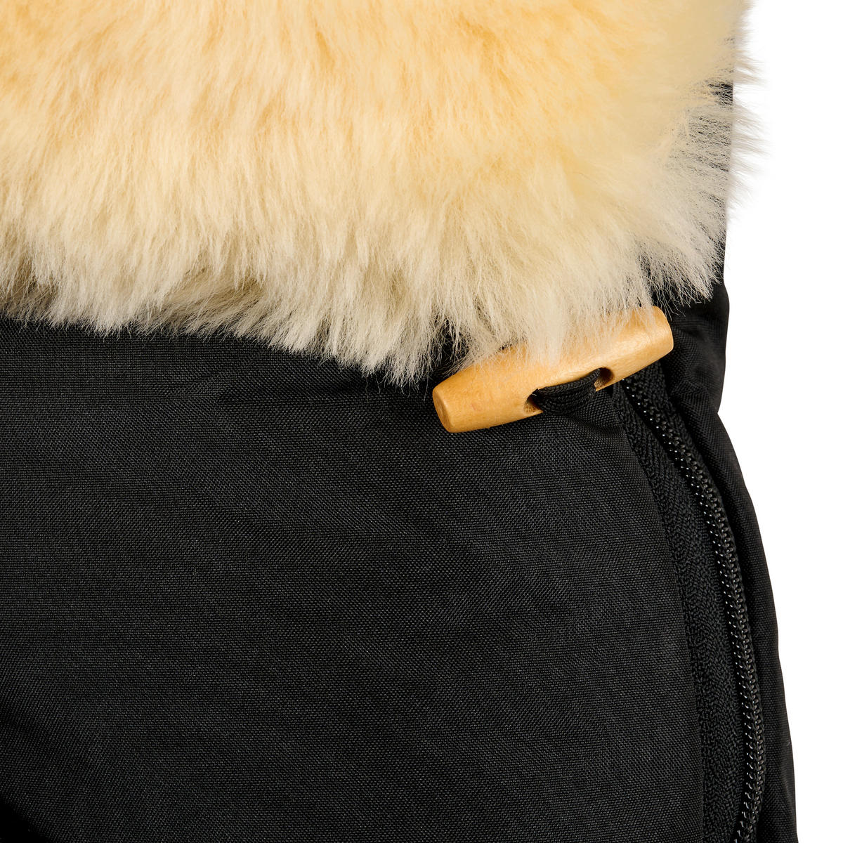 FELLSACK  - Creme/Schwarz, Basics, Textil (49/100cm) - Jimmylee