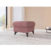 HOCKER in Textil Aubergine  - Aubergine/Schwarz, KONVENTIONELL, Textil/Metall (58/48/58cm) - Sit & More