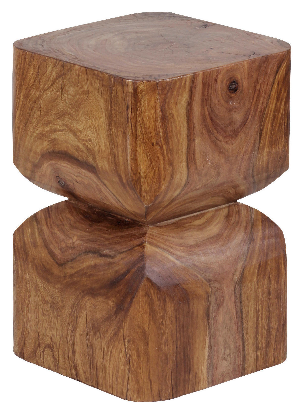 ODKLÁDACÍ STOLEK, sheesham, barvy sheesham - barvy sheesham, Design, dřevo (30/30/45cm) - MID.YOU