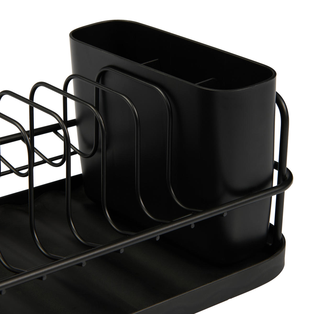 Scurgător De Vase - negru, Design, plastic/metal (47,5/16,8/12cm) - Homeware Profession.