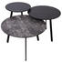 COUCHTISCH in Metall, Holzwerkstoff 60/38 cm - Schwarz/Grau, Design, Holzwerkstoff/Metall (60/38cm) - Carryhome COUCHTISCH in Metall, Holzwerkstoff 60/38 cm - Schwarz/Grau, Design, Holzwerkstoff/Metall (60/38cm) - Carryhome
