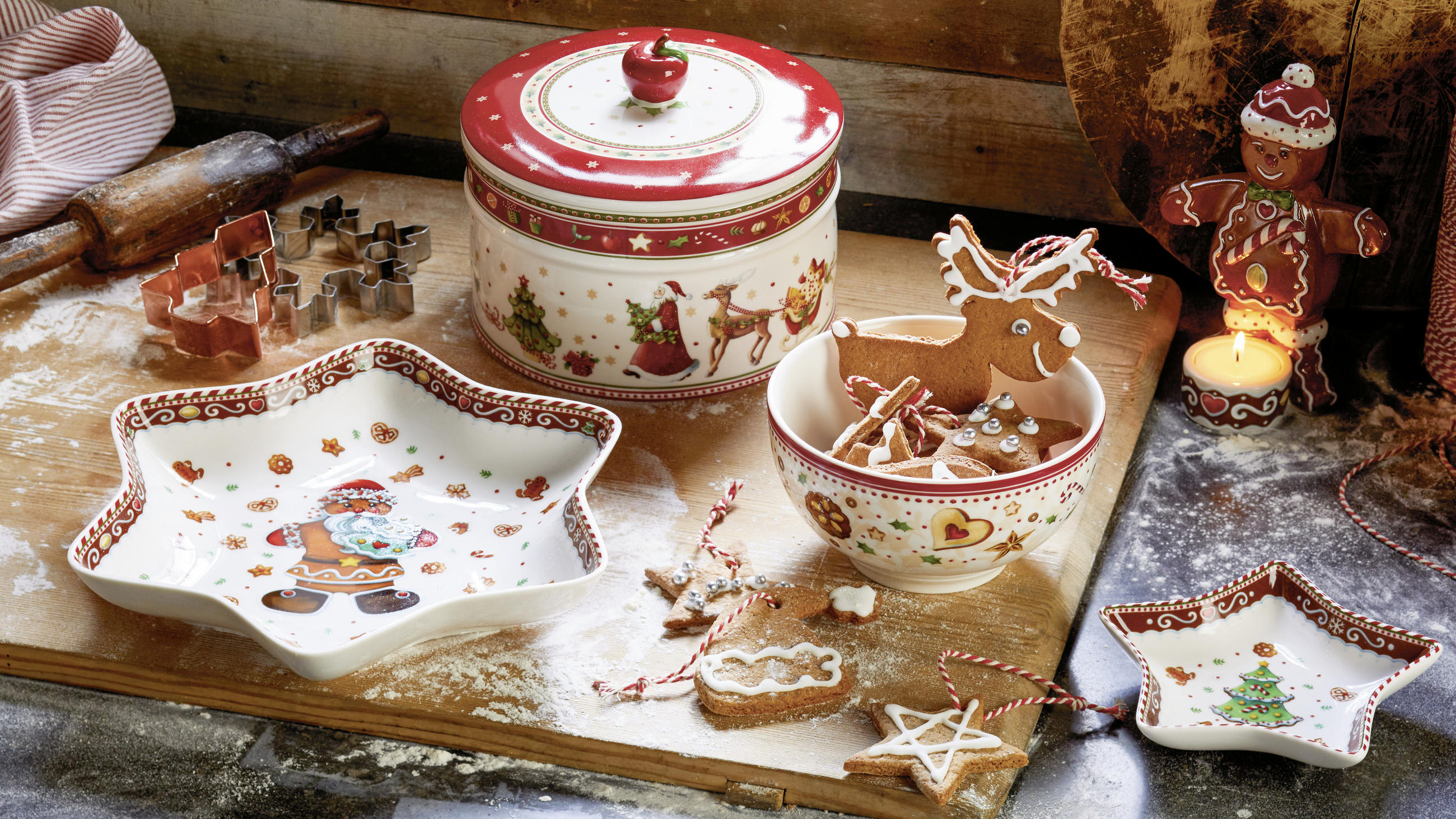 KEKSDOSE Winter Bakery Delight  - Rot/Multicolor, LIFESTYLE, Keramik - Villeroy & Boch